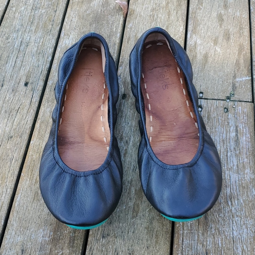 Tieks Matte Black Ballet flats